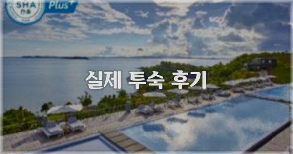 💬 실제 투숙 후기