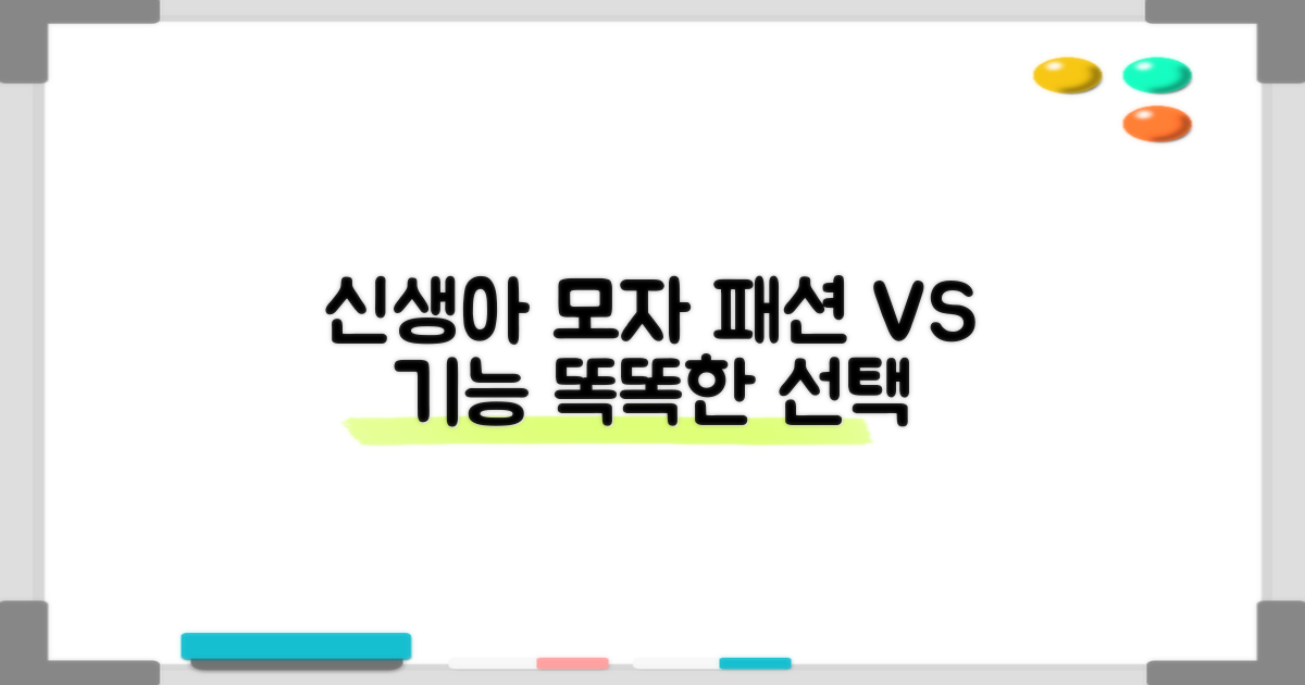 신생아 모자, 패션 vs 기능