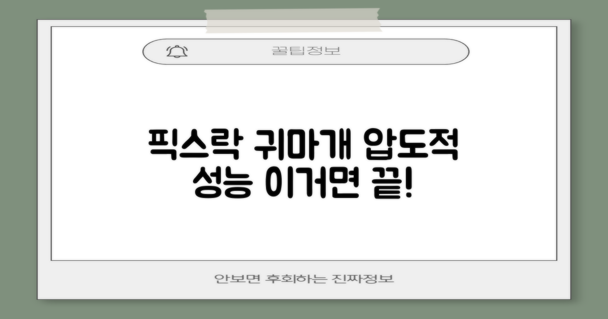 비교 불가! 픽스락 귀마개 찬양
