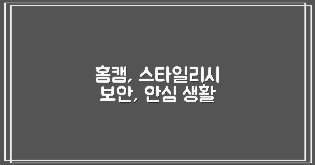 가정용 타포 홈 보안 WIFI 카메라 실내용: 편안함과 스타일을 더하다
